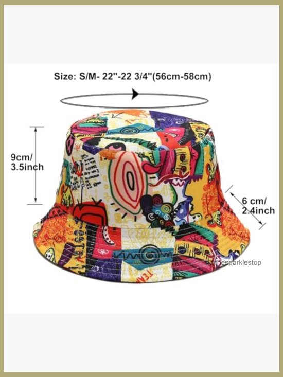 Reversible Bucket Hat, Packable Sun Hat for Outdoor Activities main image 6
